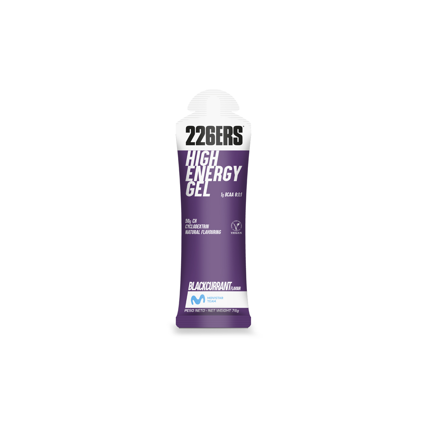 226ERS High Energy Gel 76g - Blackcurrant BCAA